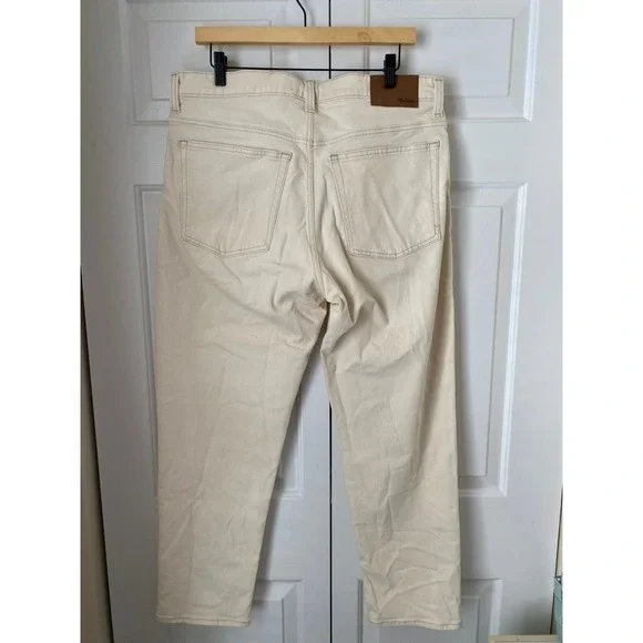 Madewell Mens Relaxed Taper Authentic Flex Denim Jeans 35x30 Vintage Canvas